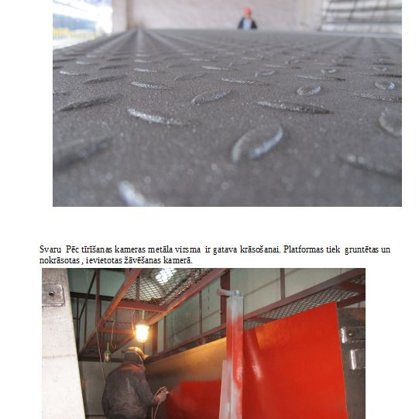 Svaru krāsošanas kamera.