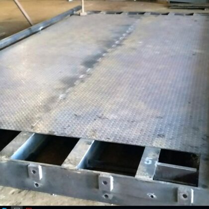 Jaunas autosvaru sekcijas izgatavošana.