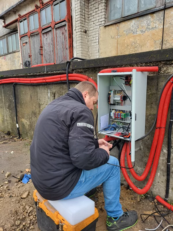 Automātikas sistēmas instalācija.