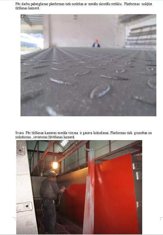 Svaru krāsošanas kamera.