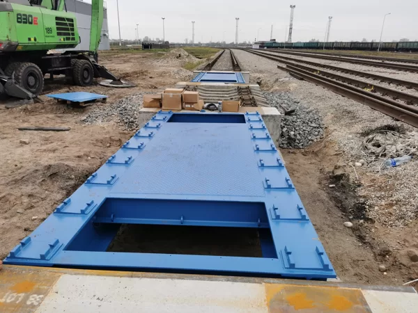Dzelsceļa svaru uzstādīšanu .